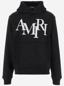 Felpa di cotone Amiri con logo offset