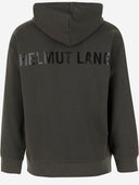 Helmut Lang Cotton Hoodie med logo