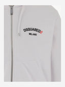 Capucha de algodón dsquared2 con logotipo