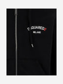 Capucha de algodón dsquared2 con logotipo