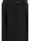 دولتشي آند غابانا تنورة طويلة من الصوف