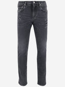 Dolce＆Gabbana Stretch棉牛仔牛仔裤