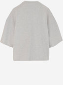 Jacquemus Cotton Boxy T Shirt With Logo