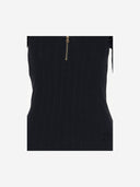 Patou Cotton Blend gebreide T -shirt met logo