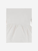 Patou Cotton T Shirt With Flounce