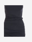 Patou Stretch Cotton One Shoulder Dress