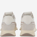 Pinko Technical Fabric And Leather Sneakers With Logo