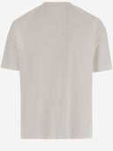 Cp Company Cotton T Shirt With Logo Patch