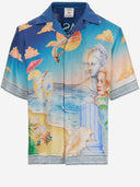 Casablanca Pure Silk Shirt avec imprimé graphique