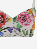 Dolce & Gabbana Stretch Baumwollmischung mit Blumenmuster