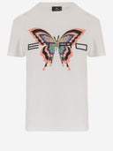 Etro Cotton T Shirt With Butterfly Print