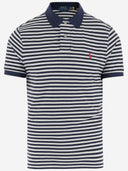 Polo Ralph Lauren Cotton Polo Shirt With Striped Pattern And Logo