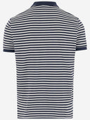 Polo Ralph Lauren Cotton Polo Shirt With Striped Pattern And Logo