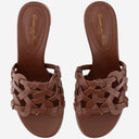 Gianvito Rossi Woven Leather Mules