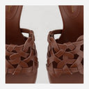 Gianvito Rossi Woven Leather Mules