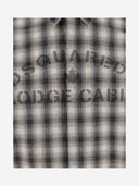 dsquared2 dan放松棉衬衫带有萨塔帕徽标
