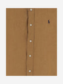 Polo Ralph Lauren Leinen -Logo -Hemd