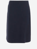 Jil Sander Wool Blend Midi Skirt
