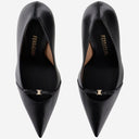 Salvatore Ferragamo Leather Pumps With Logo
