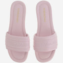 Salvatore Ferragamo Leather Sandals With Logo