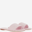 Salvatore Ferragamo Leather Sandals With Logo