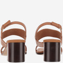 Salvatore Ferragamo Leather Sandals With Logo