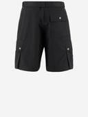 Pantaloni corti di cotone jacquemus e lino miscela