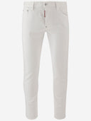 Dsquared2 White Bull Cool Guy Stretch Cotton Jeans