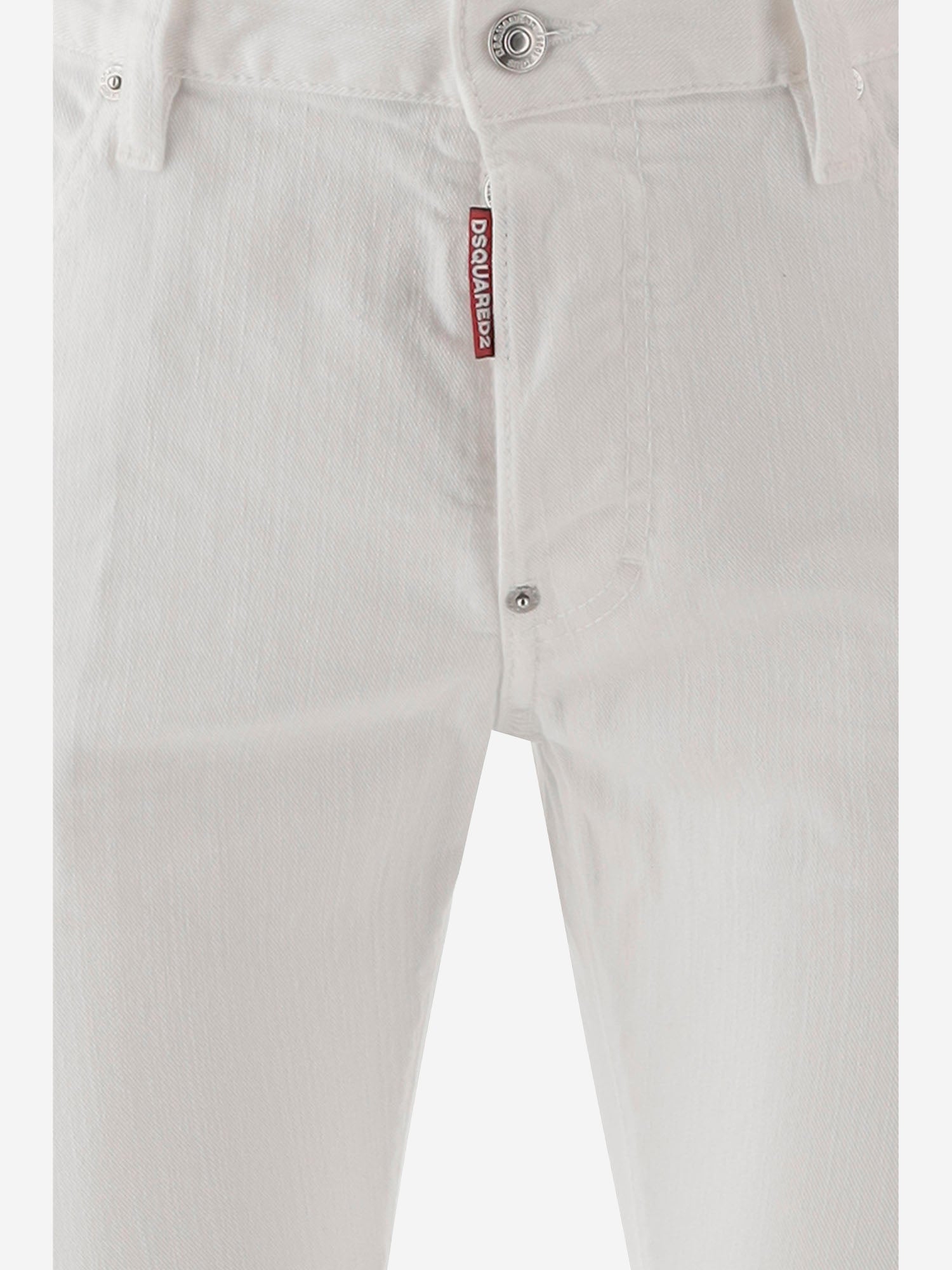 Dsquared2 White Bull Cool Guy Stretch Cotton Jeans – Balardi