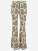 Etro Paisley Print Technical Fabric Pants