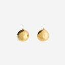 Patou Gold Plated Brass Spherical Earrings