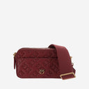 Borsa a tracolla in pelle monogramma