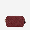 Borsa a tracolla in pelle monogramma