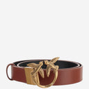 Pinko Leather Belt With Logo