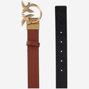 Pinko Leather Belt With Logo