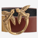 Pinko Leather Belt With Logo