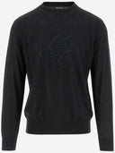 Giorgio Armani Wool Sweater con logo