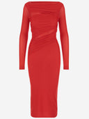 Pinko Stretch Jersey Long Dress