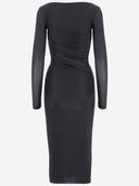 Pinko Stretch Jersey Long Dress