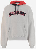 Jacquemus Cotton Baseball Sweatshirt With Logo