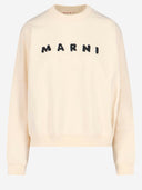 Marni Cotton Sweatshirt With Logo Print