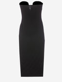 Pinko Stretch Viscose Midi Dress