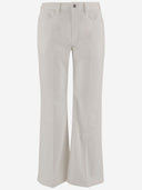 Jil Sander Cotton Denim Flare Jeans