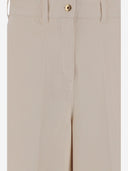 Pantalon court coton patou avec logo