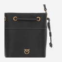 Pinko Leather Shoulder Bag With Logo