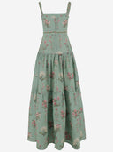 Agua By Agua Bendita Long Dress Lima Orquidea