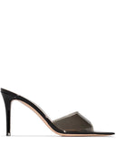 Gianvito Rossi „Elle“ 85 mm Mule mit transparentem Riemen