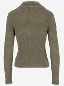 Pinko Cotton And Silk Polo Shirt