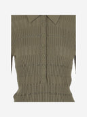 Pinko Cotton And Silk Polo Shirt