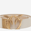 Pinko Leather Belt With Logo